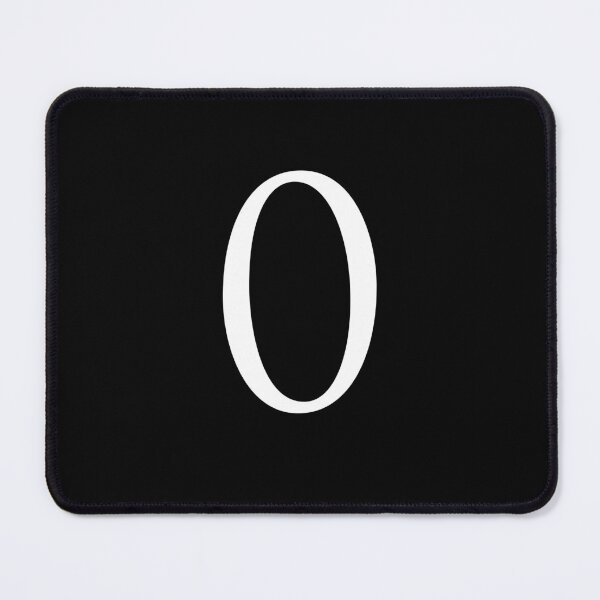 Item preview, Number Zero / 0 - Stylish Serif Font (White) designed and sold by STUDIO-72.