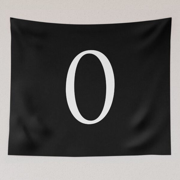 Item preview, Number Zero / 0 - Stylish Serif Font (White) designed and sold by STUDIO-72.