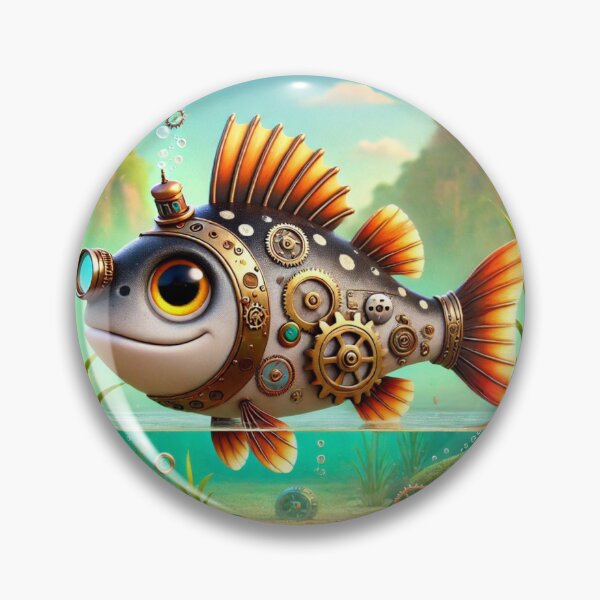 Item preview, Steampunk Spotted Bass designed and sold by Sillytoe.
