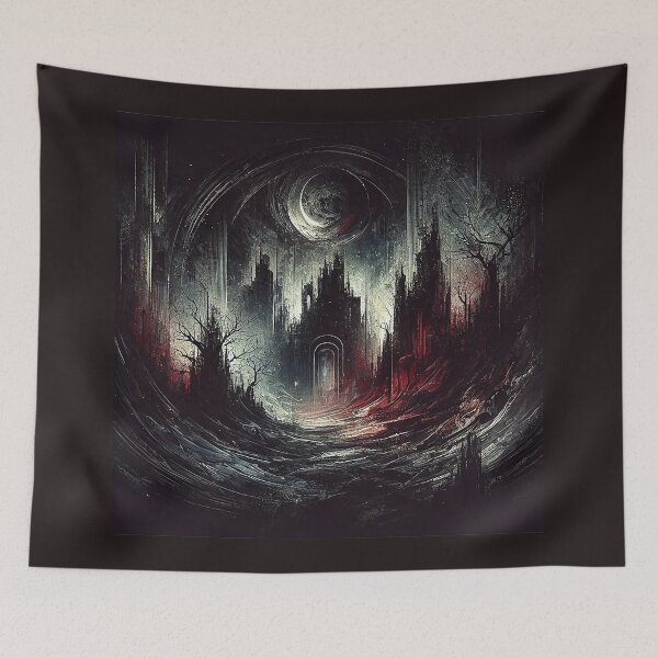 Item preview, Dark Fantasy Landscape designed and sold by PsycheBrain.