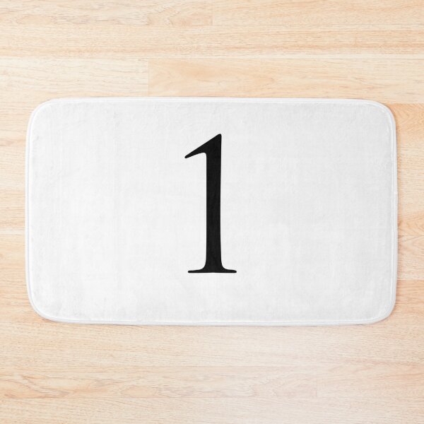 Item preview, Number One / 1 - Stylish Serif Font (Black) designed and sold by STUDIO-72.