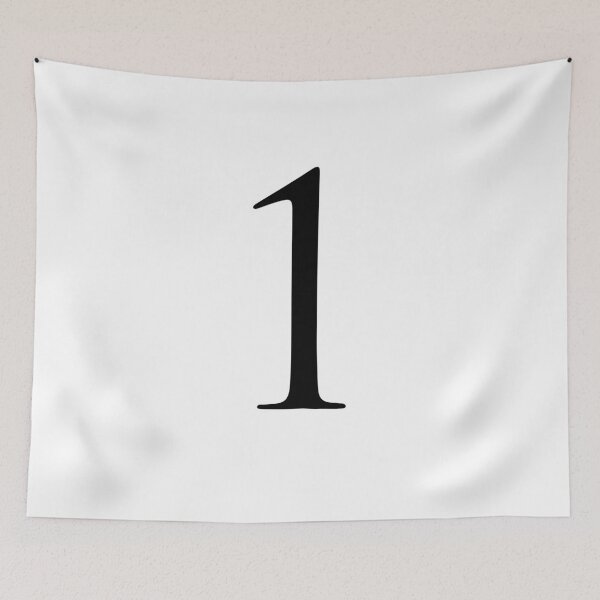 Item preview, Number One / 1 - Stylish Serif Font (Black) designed and sold by STUDIO-72.