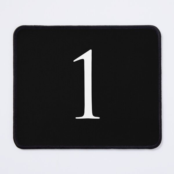 Item preview, Number One / 1 - Stylish Serif Font (White) designed and sold by STUDIO-72.