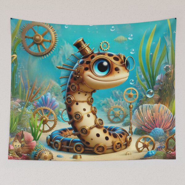 Item preview, Steampunk Spotted Garden Eel designed and sold by Sillytoe.