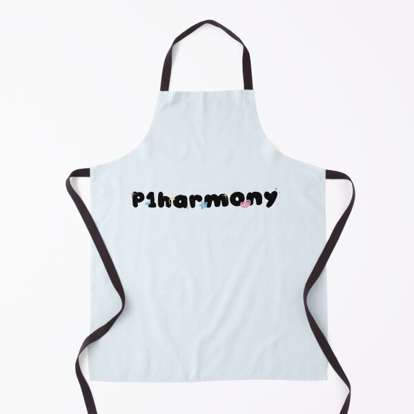 Item preview, P1Harmony Group Y2K Preppy Black and White Typography Design designed and sold by HELL0WBELLO.