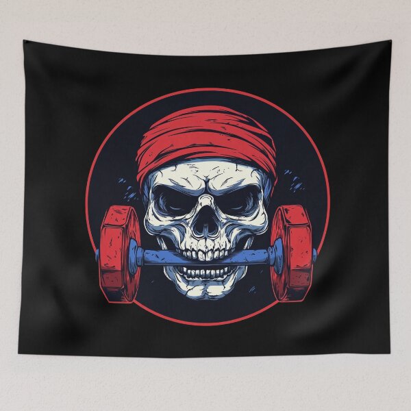Item preview, Skull Gym By Ronaldo Marques Art designed and sold by RonaldoMarques.