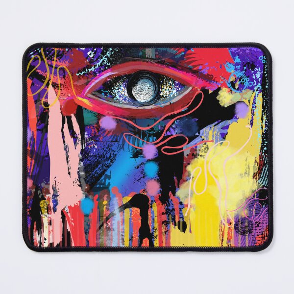 Item preview, The Eye of Energy, a cool digital abstract ❤️ designed and sold by Art With Impact – Statement Art & Apparel for Deep Thinkers.