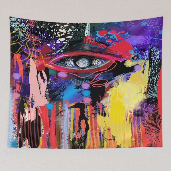 Item preview, The Eye of Energy, a cool digital abstract ❤️ designed and sold by Art With Impact – Statement Art & Apparel for Deep Thinkers.