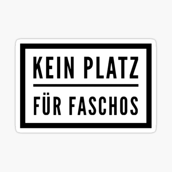 Vista previa del artículo con la obra «No hay lugar para los fascistas », diseñado y vendido por Aline22.