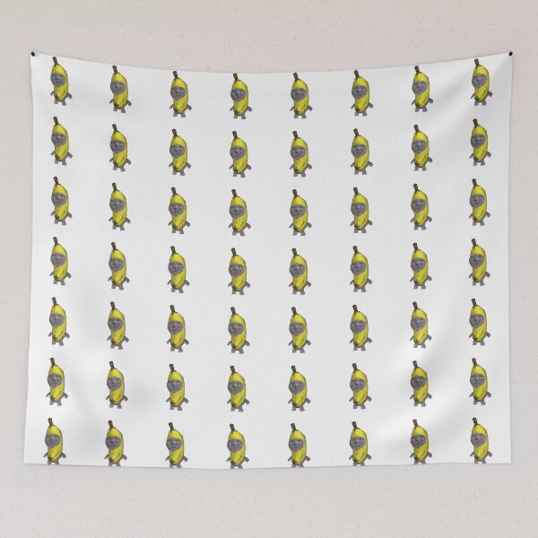 Item preview, Banana cat meme kitty designed and sold by theniamhmachine.
