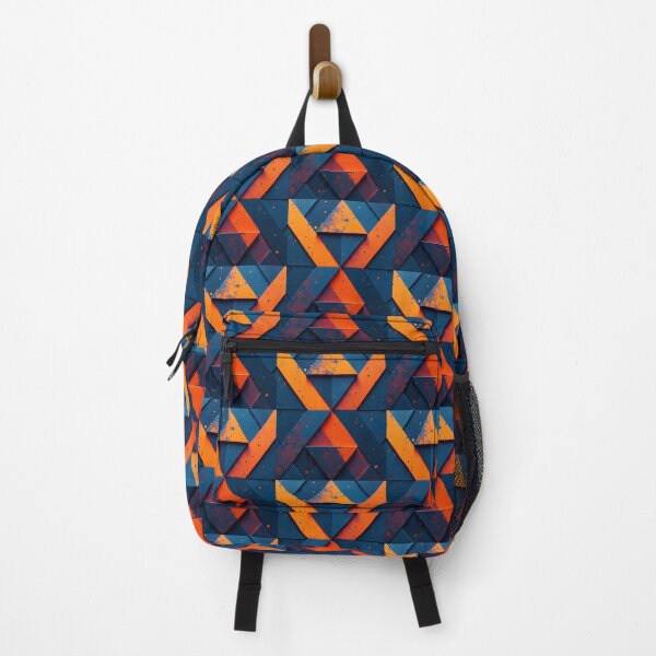 Item preview, geometric pattern with interlocking triangles designed and sold by BinarySemaphores.