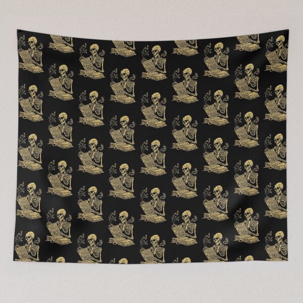 Item preview, Skeleton Reading Book Lover designed and sold by Melissify.