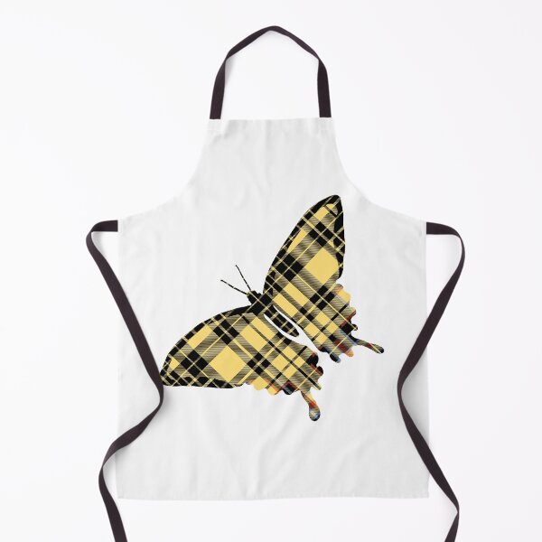 Item preview, Yellow and Black Twill Plaid Tiger Swallowtail Butterfly designed and sold by Chad K Art.