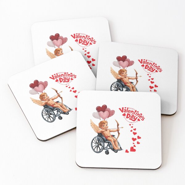 Item preview, Cupid in a Wheelchair Valentine's Day Design, A Great  gift for any wheelchair user. designed and sold by It's Wheelie Cool.