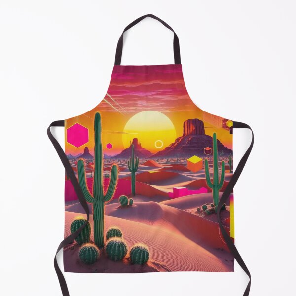 Item preview, Neon Desert at Sunset designed and sold by Thibaut's Quirky Creations.