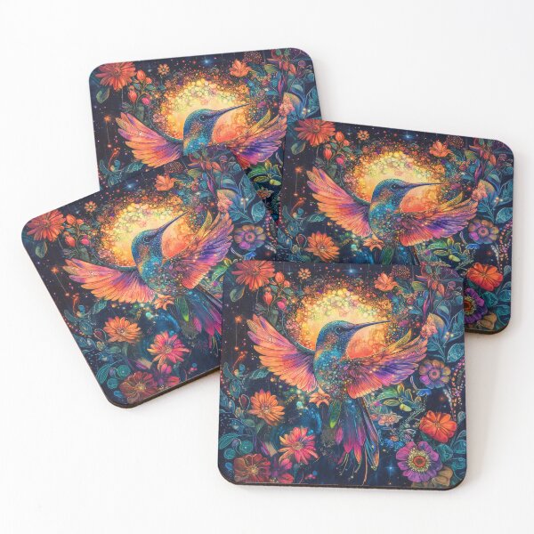 Item preview, Celestial Graffiti Punk Hummingbird Fantasy  designed and sold by MargaretWiktor.