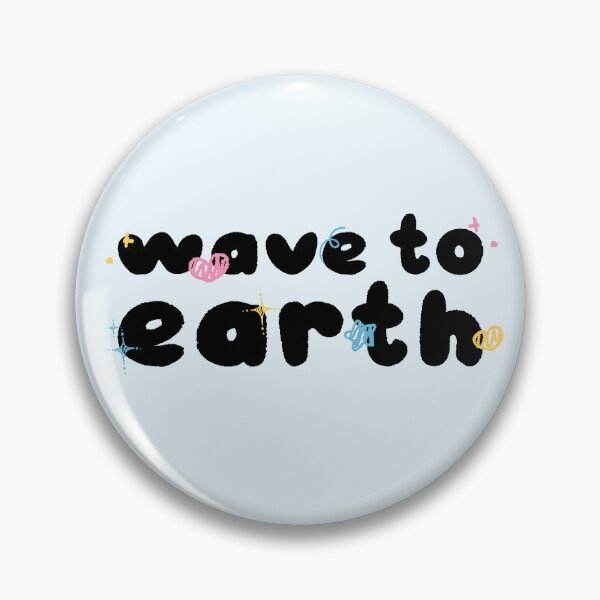 Item preview, Wave To Earth Group Y2K Preppy Black and White Typography Design designed and sold by HELL0WBELLO.