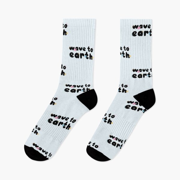Item preview, Wave To Earth Group Y2K Preppy Black and White Typography Design designed and sold by HELL0WBELLO.