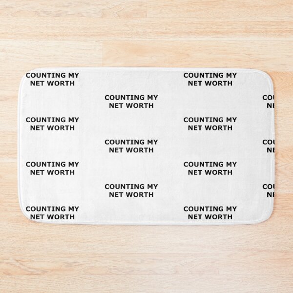 Item preview, Counting My Net Worth designed and sold by AppleCups.