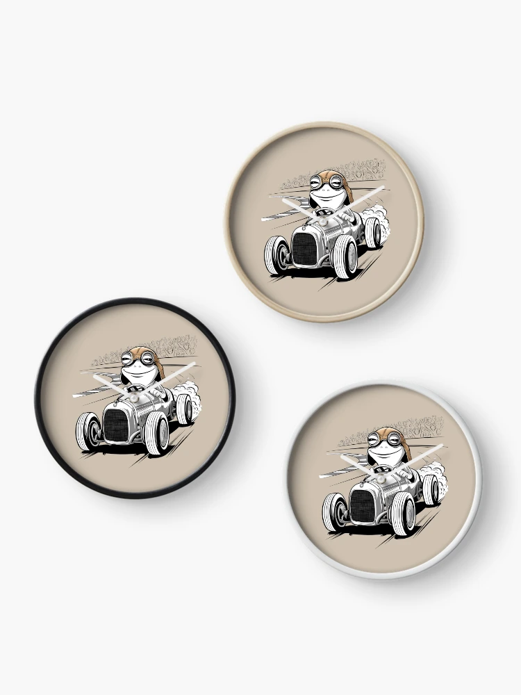 Thumbnail 3 of 4, Clock, Speed, Style, and Frog Rizz designed and sold by TeeGrit.