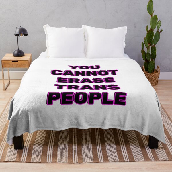 Item preview, You cannot erase trans people - Trans Rights designed and sold by Inspirationmotivation.