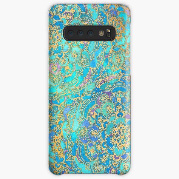 Sapphire & Jade Stained Glass Mandalas Samsung Galaxy Snap Case