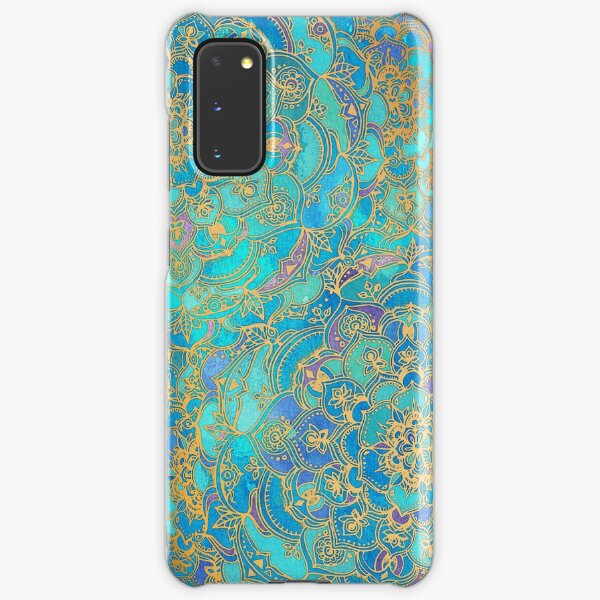 Sapphire & Jade Stained Glass Mandalas Samsung Galaxy Snap Case