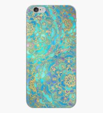 Sapphire & Jade Stained Glass Mandalas iPhone Case