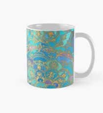 Sapphire & Jade Stained Glass Mandalas Mug