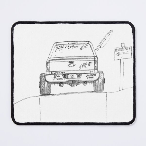 Item preview, Fishing Truck  designed and sold by McFleur's Lens.