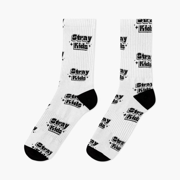 Item preview, Stray Kids Group Black And White Sparkle Y2K Preppy Typography Design designed and sold by HELL0WBELLO.
