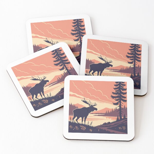 Artikelvorschau, Majestätische kanadische Rocky Mountains Illustration entworfen und verkauft von VibeTCreations.