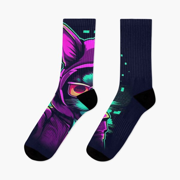 Item preview, cyberpunk cat designed and sold by javierparra.