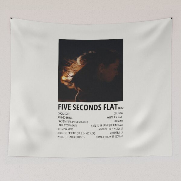 Item preview, Five Seconds Flat - Lizzy McAlpine (Album Poster) designed and sold by spipert.