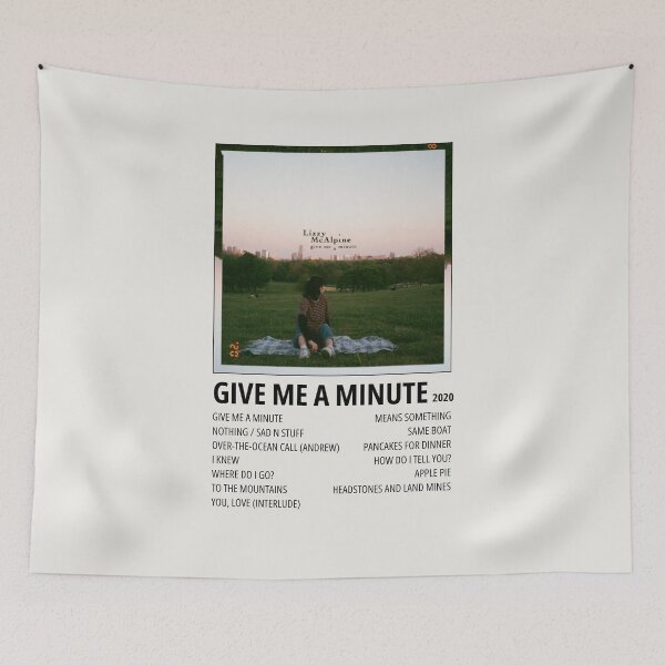 Item preview, Give Me a Minute - Lizzy McAlpine (Album Poster) designed and sold by spipert.