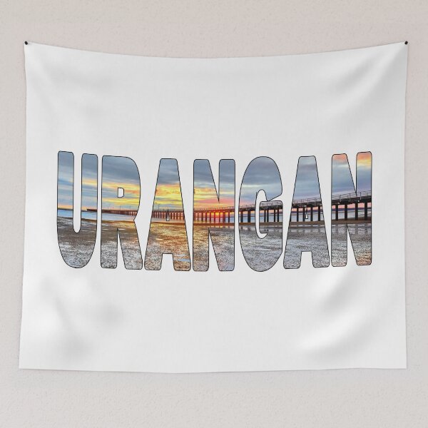 Item preview, URANGAN - Hervey Bay QLD Sunrise over the Pier Mudflats designed and sold by Adam Gormley.