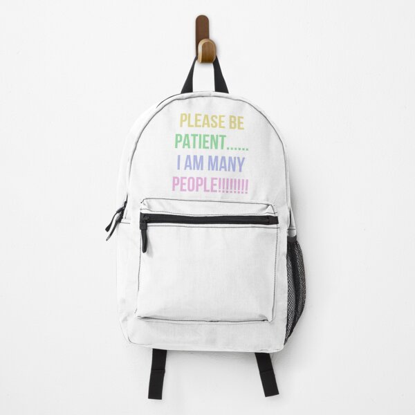 Item preview, PLEASE BE PATIENT… I AM MANY PEOPLE (pastel/transparent) designed and sold by cheezino.