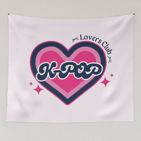 Item preview, Kpop Lovers Club: Y2K Preppy Heart Design designed and sold by HELL0WBELLO.