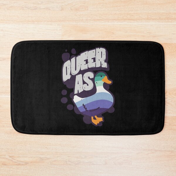 Item preview, Gay Man Queer as Duck LGBT Pride Flag designed and sold by Clara Hollins.