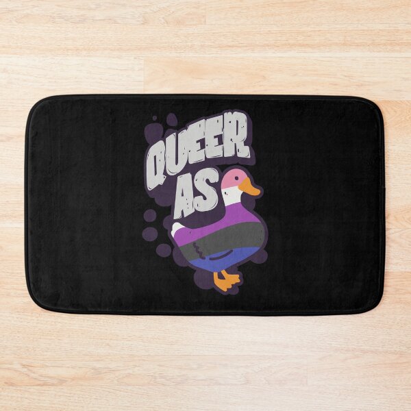 Item preview, Genderfluid Queer as Duck LGBT Pride Flag designed and sold by Clara Hollins.