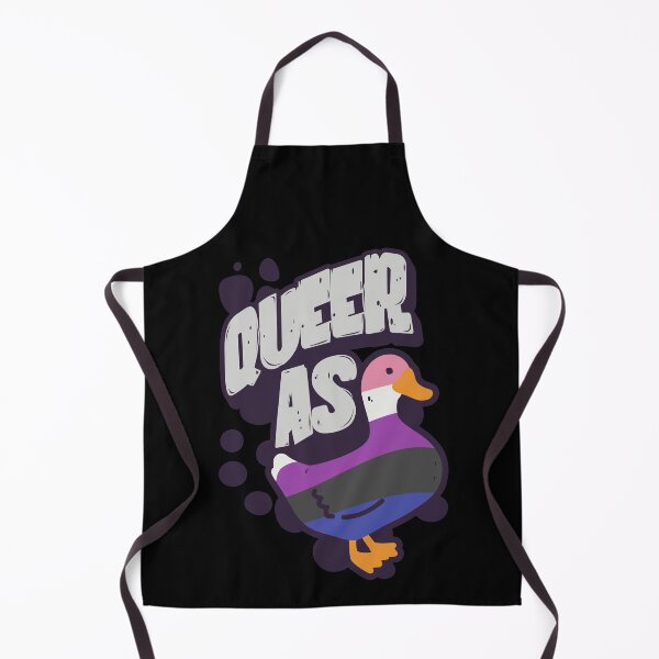 Item preview, Genderfluid Queer as Duck LGBT Pride Flag designed and sold by Clara Hollins.