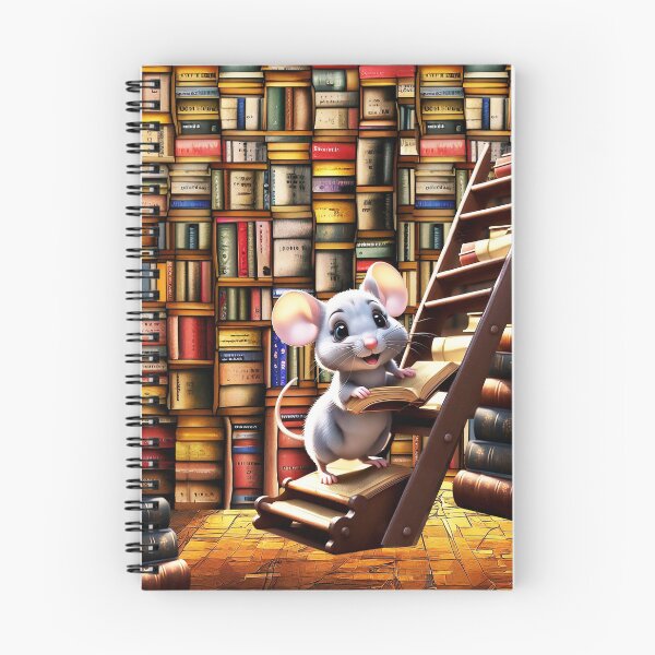Item preview, BOOKISH MOUSE IN THE HOUSE designed and sold by Tammera.