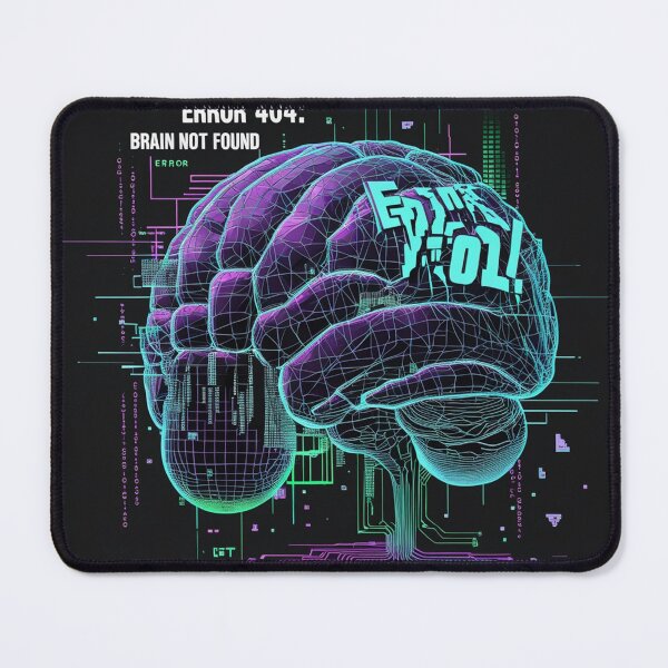 Item preview, Error 404: Brain Not Found designed and sold by netrok.