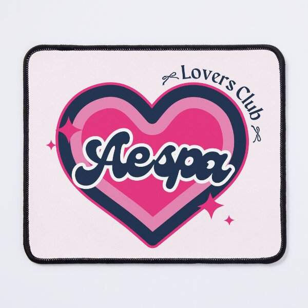 Item preview, Aespa Lovers Club: Y2K Preppy Heart Design designed and sold by HELL0WBELLO.
