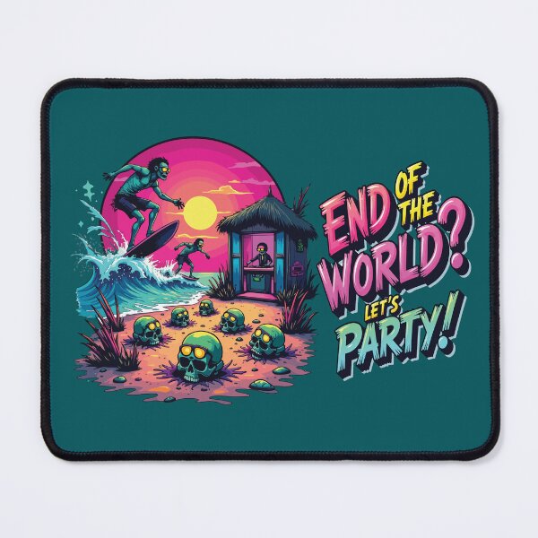 Item preview, End of the World? Lets Party – Tropical Zombie Neon Art designed and sold by Yehia-Massoud.
