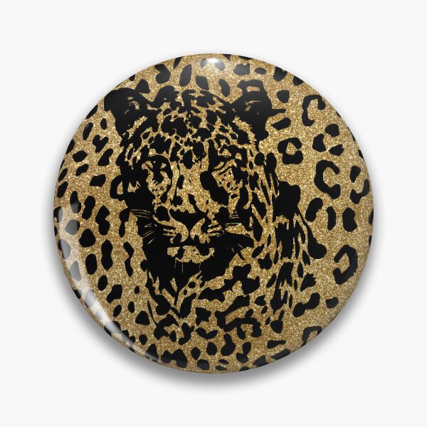 Item preview, Leopard inside Gold 'effect' Leopard Print designed and sold by Fantacaroo Designs.