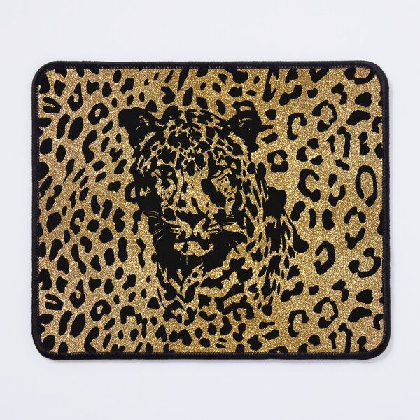 Item preview, Leopard inside Gold 'effect' Leopard Print designed and sold by Fantacaroo Designs.