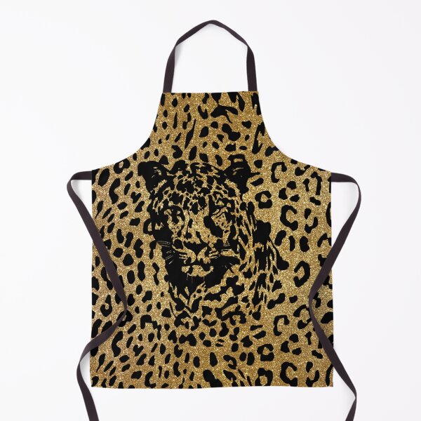 Item preview, Leopard inside Gold 'effect' Leopard Print designed and sold by Fantacaroo Designs.