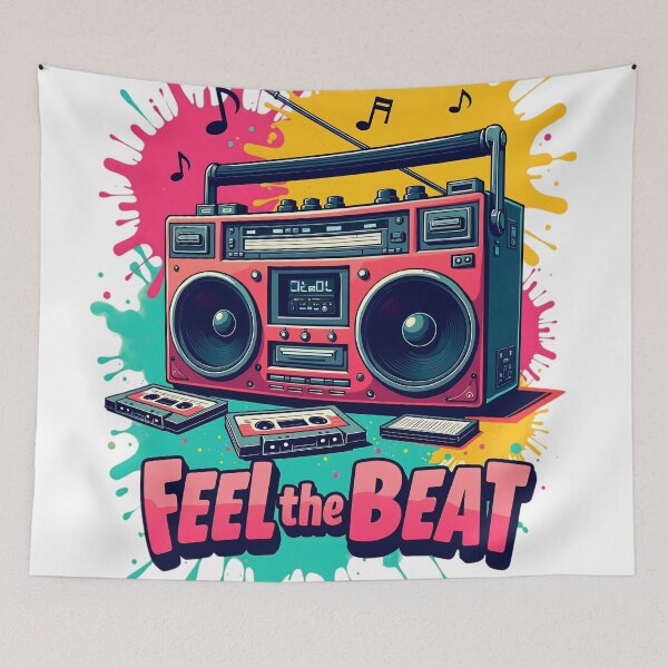 Item preview, Feel The Beat  designed and sold by 80ssinto90s.