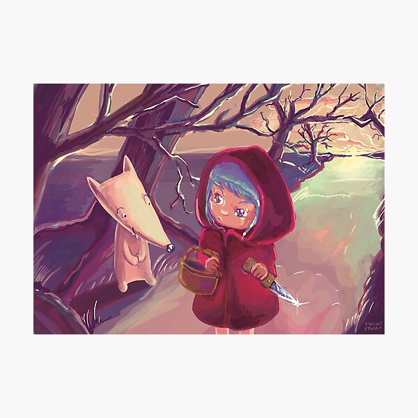 "The Little Black Hood" Photographic Print